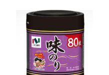 「中国産味のり卓上」 国産高騰による海苔離れ防ぐ ニコニコのり秋季新商品 「中国産味のり卓上12切80枚」