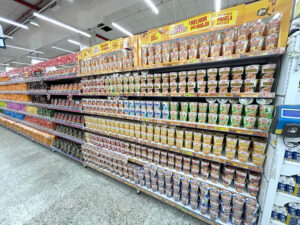 ブラジルのスーパー売り場 ブラジルのスーパー売り場