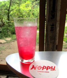赤紫蘇を活かして開発されたホッピーカクテル