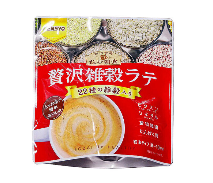 〈こだわりのヒミツ〉健翔「飲む朝食　贅沢雑穀ラテ　22種の雑穀入り」 牛乳いらずの本格ラテ