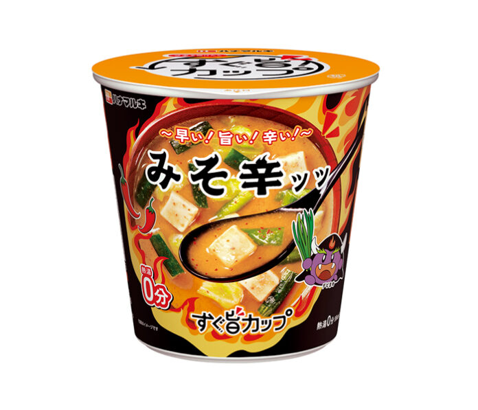 「すぐ旨カップ」から激辛「みそ辛ッッ」 ハナマルキ
