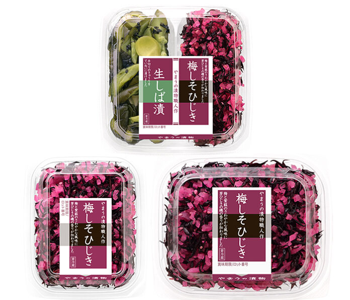 爽やか食感「梅しそひじき」、やまうが９月発売 多様なライフスタイルに応じた３形態で展開