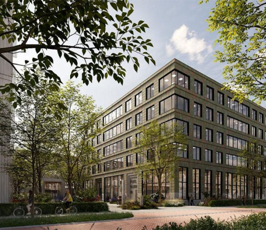 企業入居棟の完成イメージ