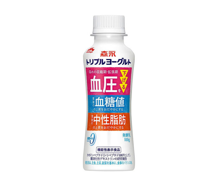高めの血圧、上下とも下げる 森永乳業「トリプルヨーグルト」刷新