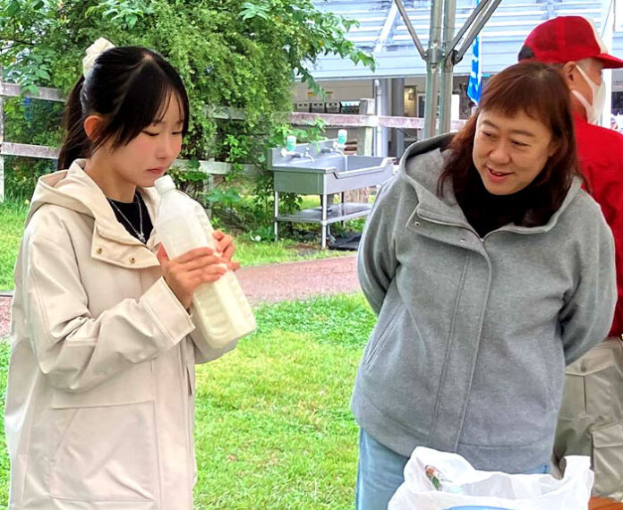 バター作り体験