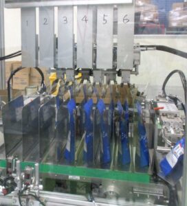 ミルとけ製造工程⑥整列される製品 「ミルとけ」製造工程⑥整列される製品