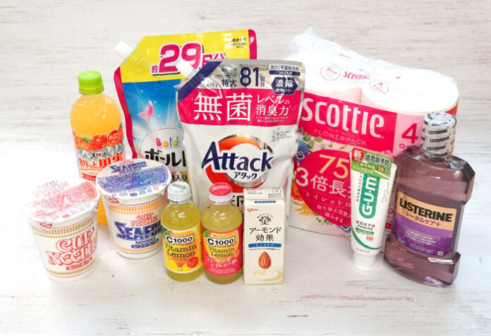 人気の飲料・菓子・カップ麺など対象