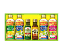 日清オイリオグループ 歳暮ギフトセット発売 オリーブオイルなど多彩に 日清バラエティオイルギフト(OV-30N)