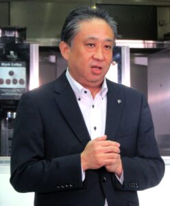 SEJの阿久津知洋社長 SEJの阿久津知洋社長