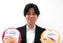 ローソン 「スープ激うま!」待望の通年展開 カップ麺売り場の看板商品に カップ麺担当の多和孝徳氏