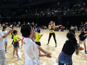 サンダーガールズによるチアダンス体験 サンダーガールズによるチアダンス体験