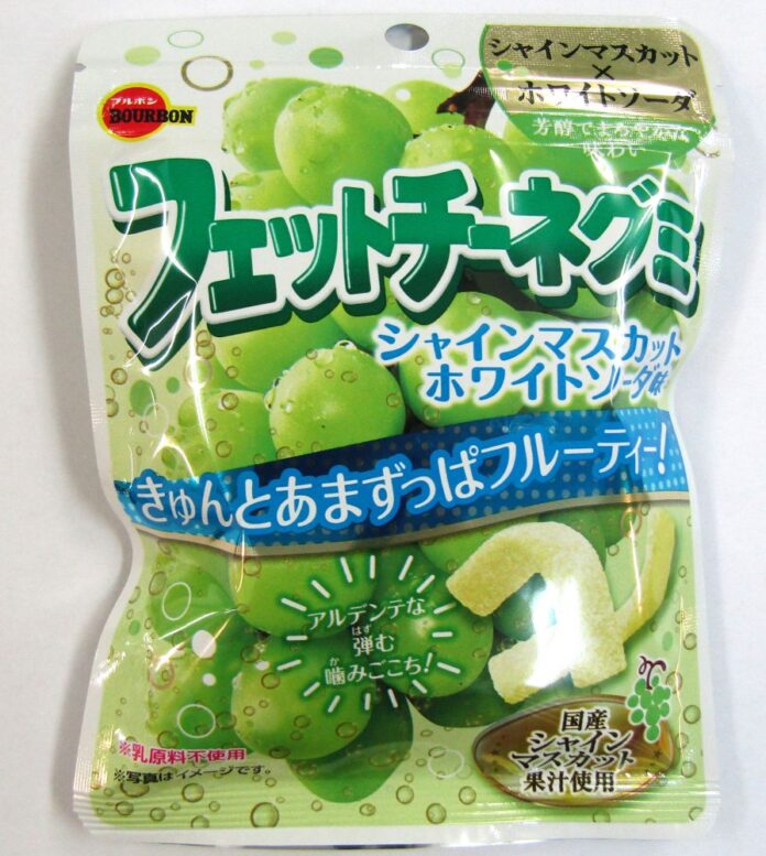 「フェットチーネグミ シャインマスカットホワイトソーダ味」