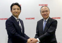 カゴメ 国内・海外両軸で成長を  奥谷次期社長、事業領域の拡張も 山口聡社長㊨と奥谷晴信次期社長