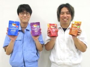 左から三井農林の天野貴浩さん米澤洋朗さん 左から三井農林の天野貴浩さん、米澤洋朗さん
