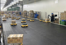 三菱食品 低温品の仕分けロボット導入 深夜の作業軽減、雇用確保へ 仕分けロボット「t-Sort」