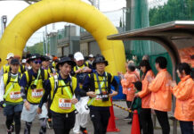 七福醸造「100㎞チャリティーウォーク」 今年は過去最高の完歩率 完歩目指してスタート