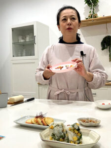 𠮷田さんによる調理実演