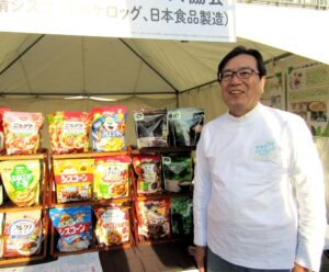 日本スナック・シリアルフーズ協会の伊藤秀二会長