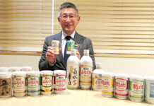 「デイリーの日本酒はアルミ缶で」 新潟・菊水酒造の新たな挑戦 ボトル缶の新充てん機を導入 髙澤大介社長