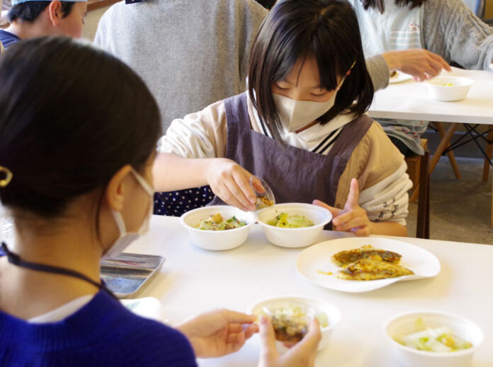 大森屋　第6回目親子料理教室（Nadia Kitchen Studio）