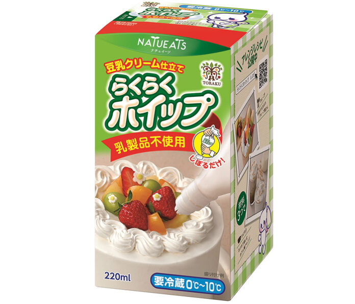 「らくらくホイップ　豆乳クリーム仕立て」