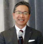 発表会で瀬木英俊社長