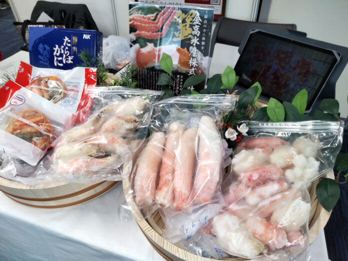 たらばがにの剥き身は解凍後そのまま食べられ殻ごみが出ない