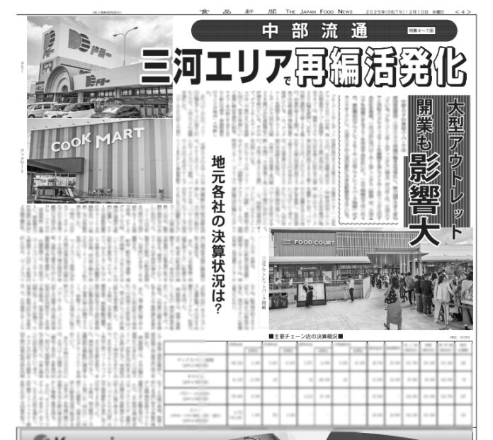 冬季中部流通特集 冬季中部流通特集