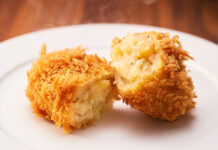 ロック・フィールド 「神戸コロッケ」〝攻め〟の転換 品種変更を機に「ふわもちコロ」誕生 新食感の「ふわもちコロ」