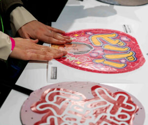 マルチコピー機を活用したうちわ マルチコピー機を活用したうちわ