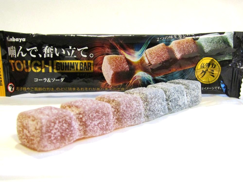 バータイプ栄養食品売場にバータイプのグミで挑む「タフグミ」 噛み