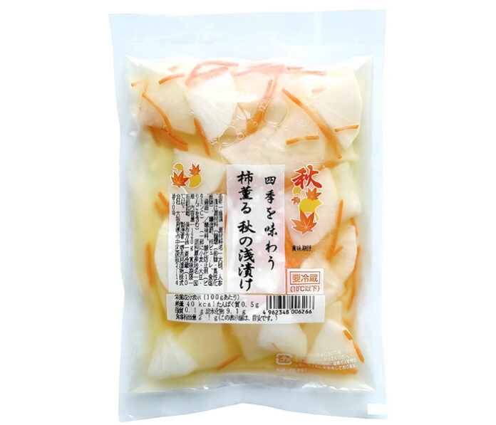 〈これで売れました！〉堺共同漬物 「四季を味わう 柿薫る秋の浅漬け」 季節性の演出が奏功