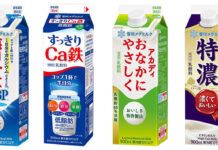 雪印メグミルク 牛乳など賞味期限3日延長 大型容器9品で食品ロス削減 対象商品の一例