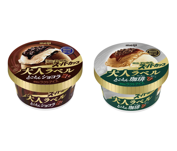 明治 冬限定大人向けエッセルが進化 苦みを効かせた4層仕立て - 乳製品