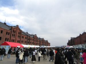 10万人の来場を見込む横浜消防出初式の会場の様子