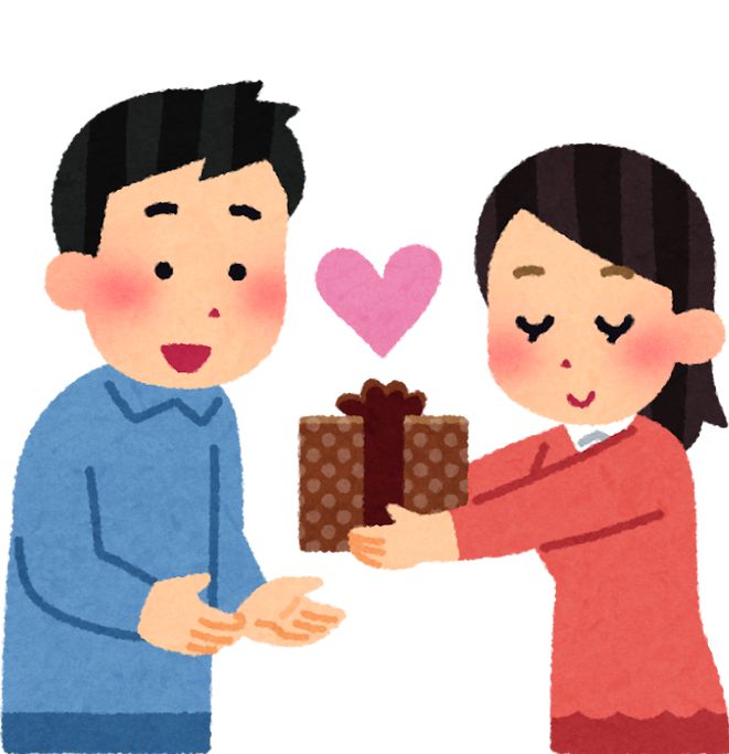 個人で「渡す予定はない」女性が昨年に比べて4.0ポイント増加し42.8%に達した©いらすとや