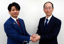 東海漬物 彩園福岡を子会社化 効率化と品質向上進める 大羽儀周社長㊧と中田吉昭社長