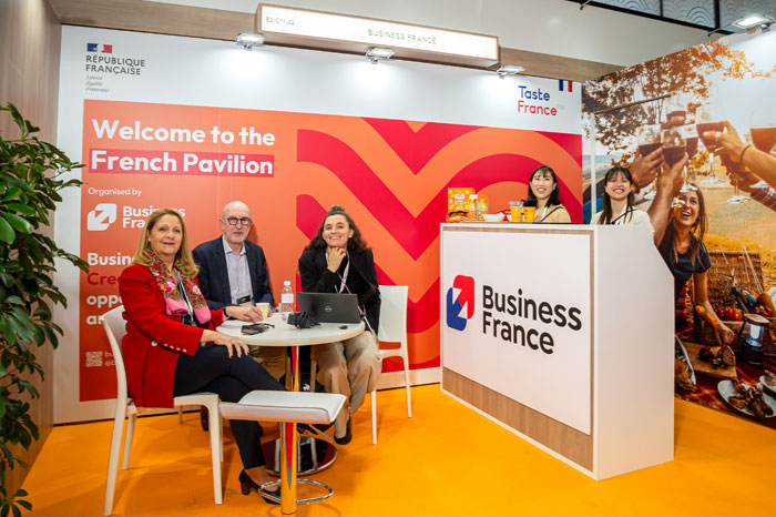 ビジネスフランスブースで情報収集 食品新聞 WEB版食品新聞社 ビジネスフランスブースで情報収集