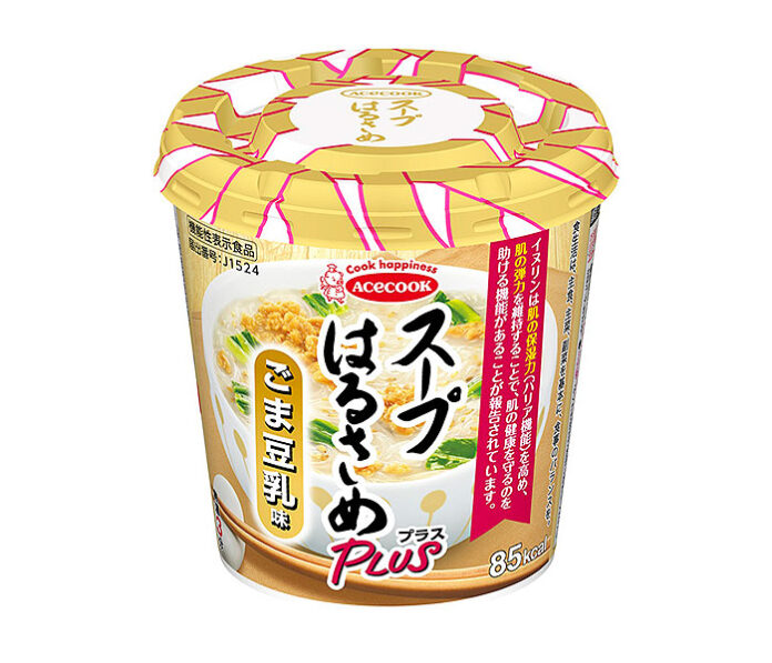 〈こだわりのヒミツ〉エースコック「スープはるさめプラス ごま豆乳味」 初の機能性表示食品が登場