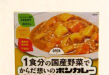 1食分の国産野菜使用した「ボンカレー」の新商品 動物性原材料や小麦粉使わずに野菜の工夫でおいしさを担保 備蓄にも好適 「1食分の国産野菜でからだ想いのボンカレー」