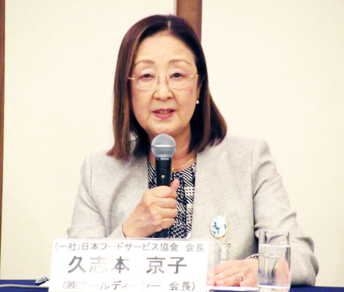 JFの久志本京子会長