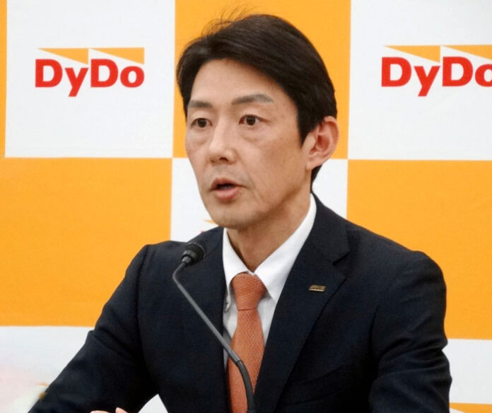 決算会見で高松富也社長