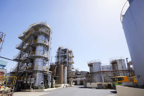 ボーソ―油脂の船橋工場