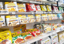 防災食 新たな対応を迫る 「長期保存食」と「一般食品」 ローリングストックの歩調合せを 売場でも防災食の拡充が進む