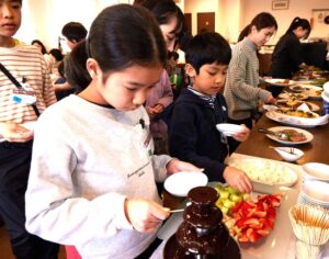 特別ランチの様子