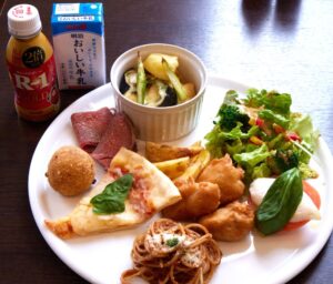 明治の商品を使った多彩な料理