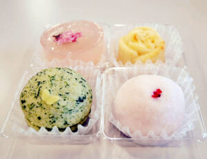 季節に合わせた和菓子4種