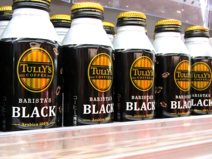 売場に並ぶ「タリーズコーヒー バリスタズ」シリーズ