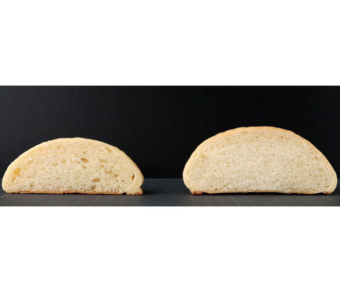 右側が「フリーベイク」使用品