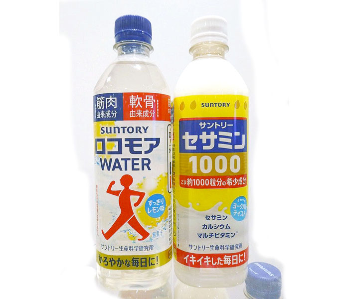 サントリー初「ロコモア」「セサミン」ブランドを飲料化 「飲むサプリ